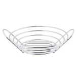 Tablecraft 12" Round Chrome Plated Display Basket New. Price: $46.99.