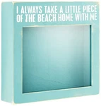 Primitives By Kathy Seashell Holder - Coastal Decor, Glass Display, Treasure ... New. Price: $41.10.