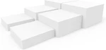 Pecmuikee Acrylic Buffet Risers Display Stand Set 5 Pcs 8" 9" 10" Seller. Price: $59.99.