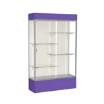 Spirit 48"W X 80"H 16"D Lighted Floor Case, Plaque Back, Satin Finish,... New. Price: $3841.03.