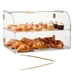 Vevor Bakery Display Case Acrylic Countertop Pastry 2-TIER Rear/front Door New. Price: $83.99.
