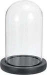 Patikil 7.1"X3.5" Clear Cloche Glass Dome, Bell Jar Display 7.1X3.5" New. Price: $37.96.