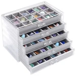 Misdary 90 Grid Rock Collection Box Clear Acrylic Display Case For ... Fast Ship New. Price: $45.99.