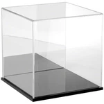 Plymor Acrylic Display Case With Black Base (mirror Back), 10" X New. Price: $153.75.