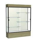 Reliant 60"W X 80"H 16"D Lighted Floor Case, Plaque Back, Dk. Bronze... New. Price: $4763.81.