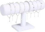 Chezmax Necklace Jewelry Display Stand Hovering A-white Leatherette New. Price: $13.83.