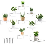 4 Inch Acrylic Mini Wall Shelf Small Floating Shelves Clear Display New. Price: $28.48.