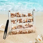 Xihircd Seashell Display Case, Large Acrylic Magnetic M, Transparent New. Price: $15.44.