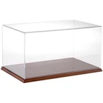 Plymor Clear Acrylic Display Case With Hardwood Base, 16" X 10" 8" New. Price: $178.45.