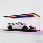 Clear Acrylic Display With Rgb Led Light,dustproof Showcase Box ... New. Price: $124.26.