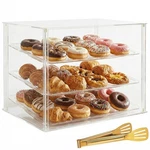 3-TIER Commercial Bakery Display Case With Removable Shelves Clear Acrylic Co... New. Price: $178.01.