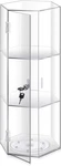 24'' Rotating Jewelry Display Case With And Keys, 360-DEGREE Locking A... New. Price: $144.99.
