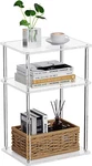 Bkemiy Clear Acrylic Side Table, 3-TIER End For Living 1-PACK, New. Price: $70.76.