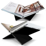 Large Black Acrylic Book Stand, 12.5" X 9.5" 5.5 Holder, Ope... New. Price: $51.71.