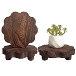 3 Pack Small Scalloped Risers For Display ,wooden Stands With Removable ... New. Price: $28.68.