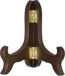 Uxcell 4" Easel Plate Holder, Wooden Folding Display Stand Brown For Decorative New. Price: $22.99.