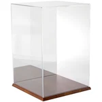 Plymor Clear Acrylic Case W/ Hardwood Base (mirror Back), 12" X 18" New. Price: $283.21.