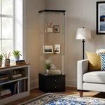 American-style Non-lit Glass Display Cabinet Soft-close Drawer Slides 3 Ad New. Price: $208.40.