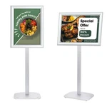 Heavy Duty Pedestal Sign Holder For Display, 11 X 17 Inches Adjustable Floor ... New. Price: $70.22.