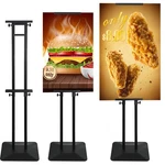 Outnee Heavy Duty Double-sided Pedestal Poster Stand Display 43-80"H. Price: $76.42.