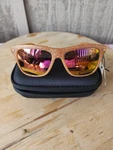 Roxy Sunglasses Corkboard Pattern Frame With Case Slight Damage Pre-owned. Price: $19.99.