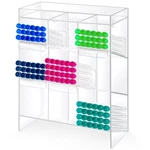 Colingmill Clear Acrylic Tube Rack With 9 Compartment And 4 Pull Out Trays La... New. Price: $86.15.