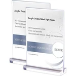 Eckek 2 Pack Acrylic Sign Holder Menu Displays Double Sided Stand Black New. Price: $44.18.