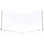 Plymor Acrylic Open Book Display Stand W/ 1" Ledge, Tilted, 11.625"W X 6"D 6"H New. Price: $63.78.