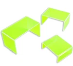 X-float Neon Green Acrylic Display Risers (set Of 6) New. Price: $7.99.