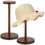 2 Pieces Hat Display Stand Rustic Wood Rack Holder Vintage Wig Hold... New. Price: $32.79.