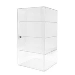 4-SHELF Acrylic Display Case 9 X 18 "h With Lock And Key New. Price: $110.45.