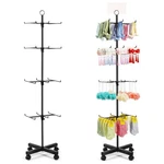 Flenpptly Retail Display Stand Rotating 4 Tier Spinning Black New. Price: $56.82.