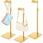 Hacaroa Set Of 3 Adjustable Gold Stainless Steel Purse Display Stand Handbag Hol New. Price: $70.09.