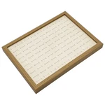 Thedisplayguys - Wooden Oak Jewelry Organizer Tray Faux Suede Inser... New. Price: $29.11.