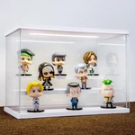 Clear Acrylic Display Case With Light , 3 Tier Box Stand Assembly Dus... New. Price: $81.68.
