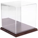 Plymor Acrylic Display Case With Hardwood Base (mirror Back), 6" X New. Price: $72.07.