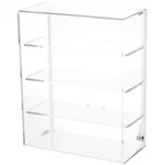Plymor Acrylic Locking Case W/ Sliding Back, 3 Shelves, 12.75" X 10.25" New. Price: $202.31.