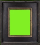 Creative Mark Museum Plein Aire Ornate Picture Frame - 5X7 Antique Black W/gol New. Price: $39.99.