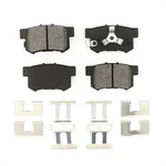 Rear Semi-metallic Disc Brake Pads For Honda Cr-v Acura Rdx Crosstour Accord New. Price: $37.50.