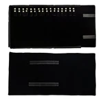 Scikheft Velet Travel Jewelry Case Roll Bag 11.5" X 22" 0.2", Black Velvet New. Price: $26.24.