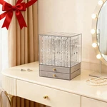 Greenfeather Jewelry Organizer With 7 Removable Drawers, Clear Acrylic Jewelr... New. Price: $41.09.